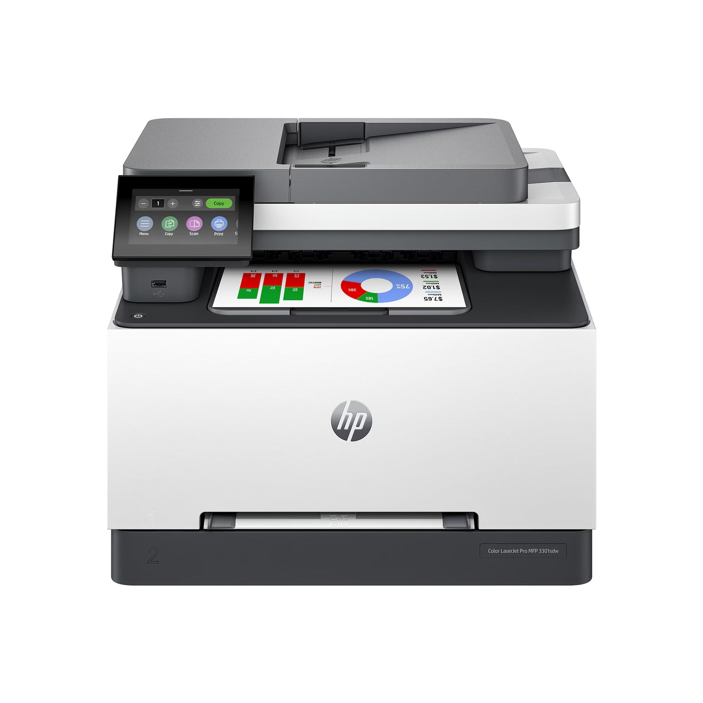 Patapata# HP Color LaserJet Pro MFP 3301sdw Wireless Color Office Printer
