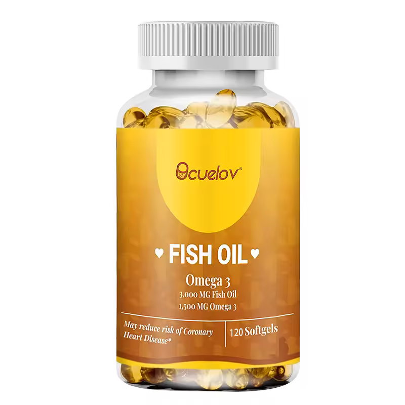 Patapata Omega-3 Fish Oil 3000mg – 120 Softgels for Heart, Brain & Joint Support