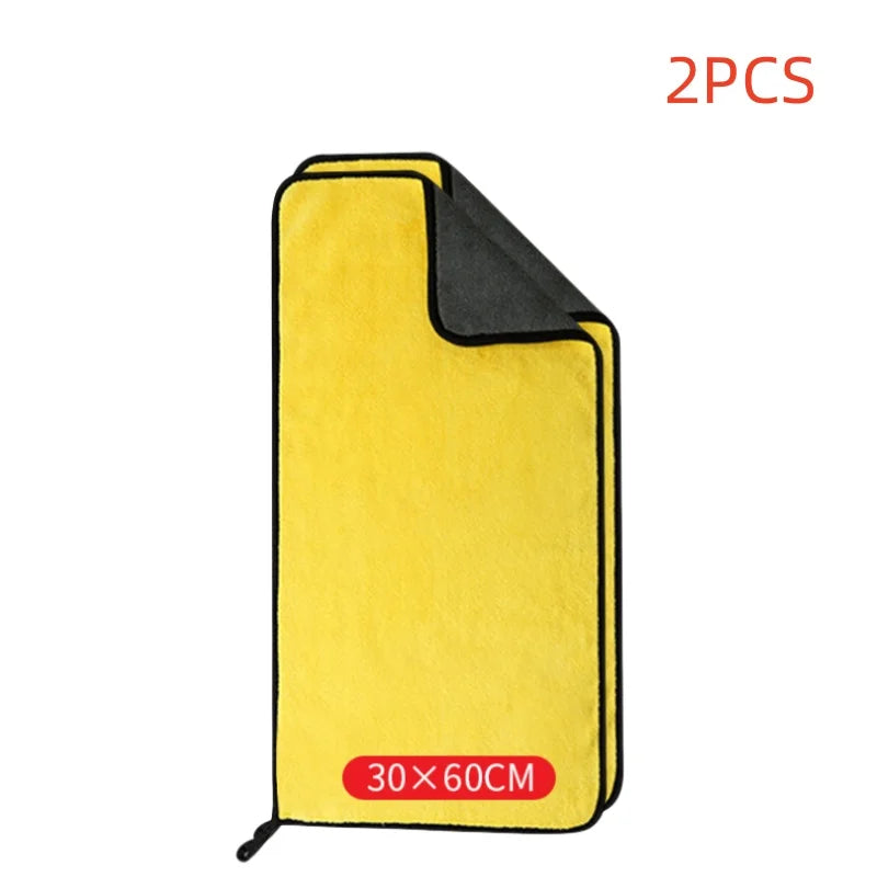 Patapata# ! 1/2/6PCS Car cleaning towels, car washing and drying cloths, microfiber towels, care face cloths, car beauty accessories