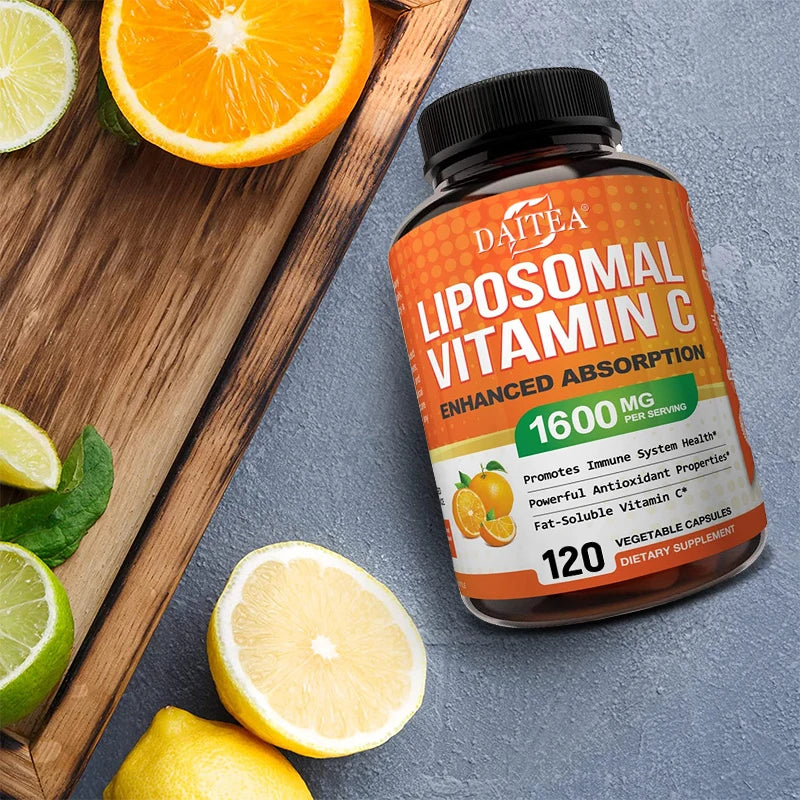 Patapata Liposomal Vitamin C Capsules – Immune Support & Cellular Health Booster | 120 High-Absorption Capsules