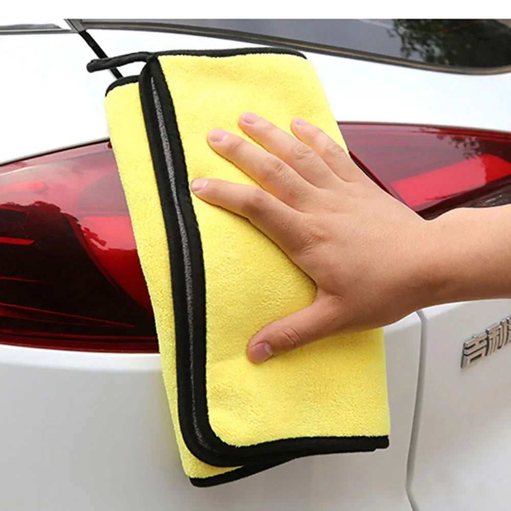 Patapata# ! 1/2/6PCS Car cleaning towels, car washing and drying cloths, microfiber towels, care face cloths, car beauty accessories