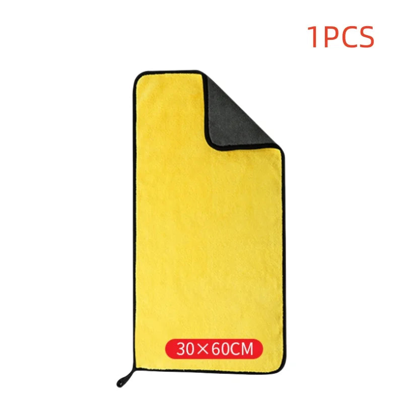 Patapata# ! 1/2/6PCS Car cleaning towels, car washing and drying cloths, microfiber towels, care face cloths, car beauty accessories