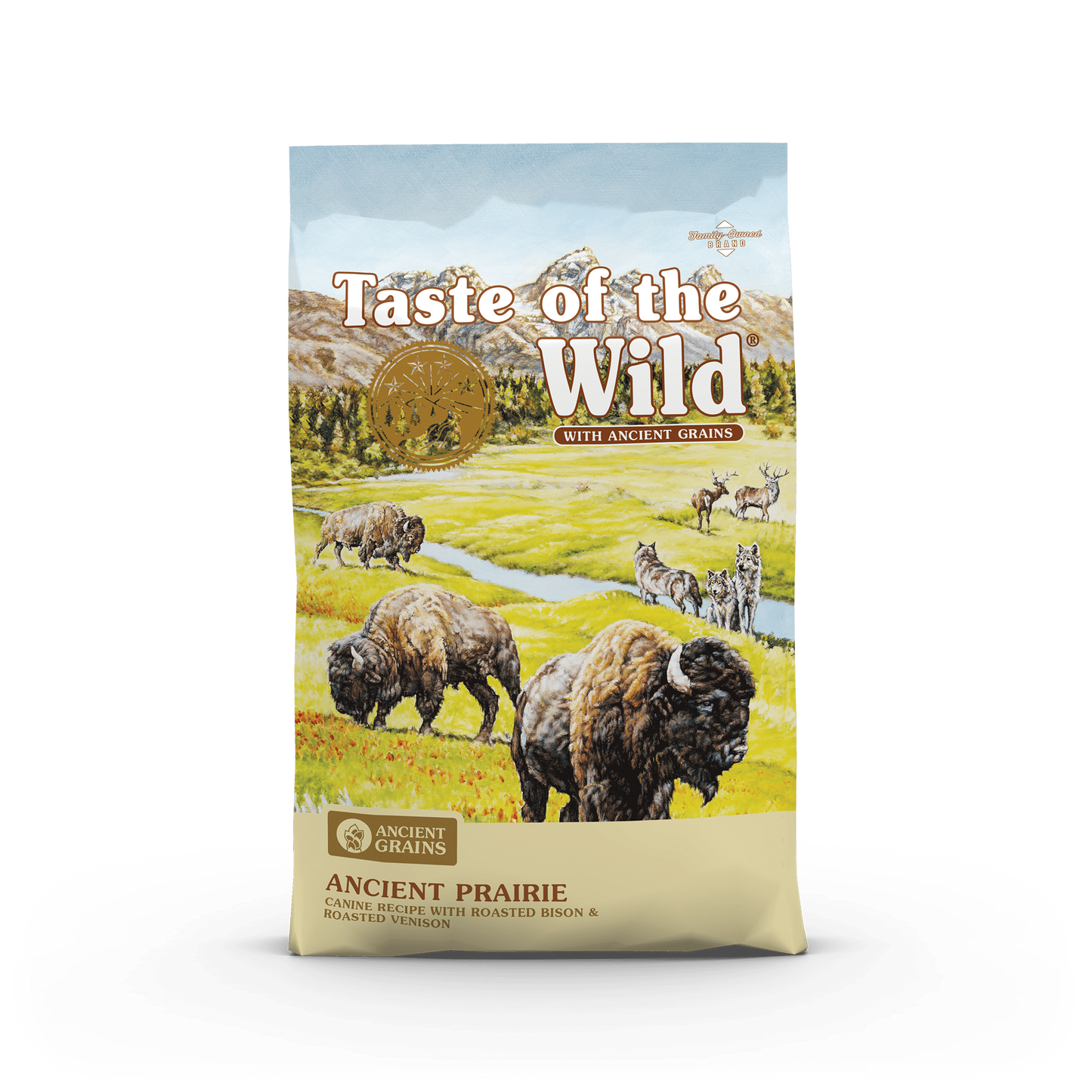 Patapata# Taste of the Wild Ancient Prairie Dry Dog Food (Roasted Bison & Roasted Venison with Ancient Grains)