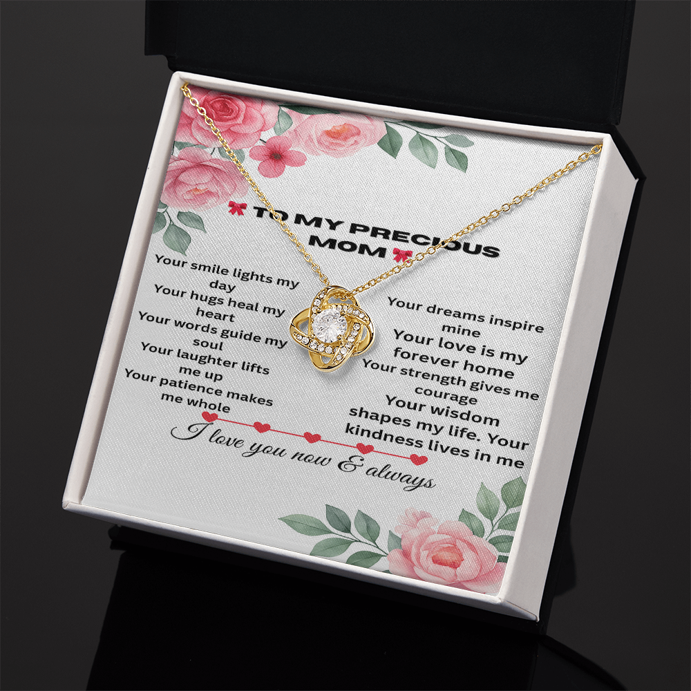 Patapata# ! Love Knot Necklace (Yellow & White Gold Variants )