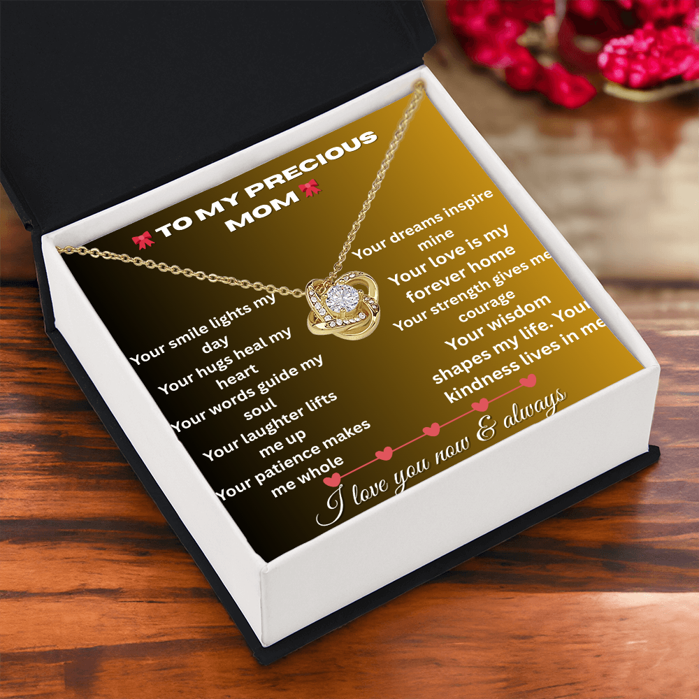 Patapata# ! Love Knot Necklace (Yellow & White Gold Variants )6