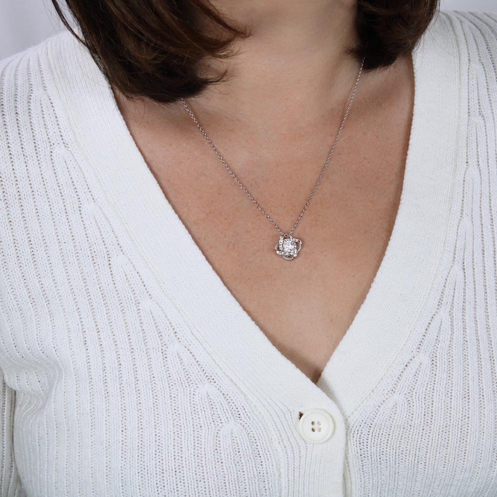 Patapata# ! Love Knot Necklace (Yellow & White Gold Variants )8