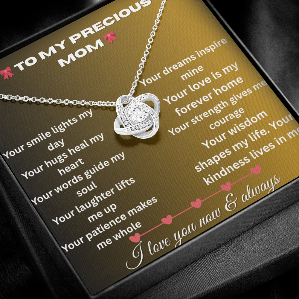 Patapata# ! Love Knot Necklace (Yellow & White Gold Variants )6