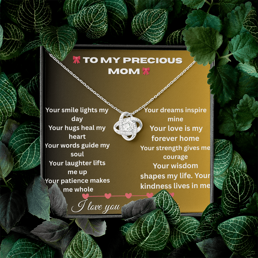 Patapata# ! Love Knot Necklace (Yellow & White Gold Variants )6
