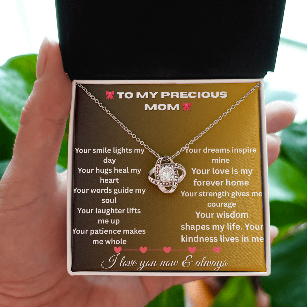 Patapata# ! Love Knot Necklace (Yellow & White Gold Variants )6