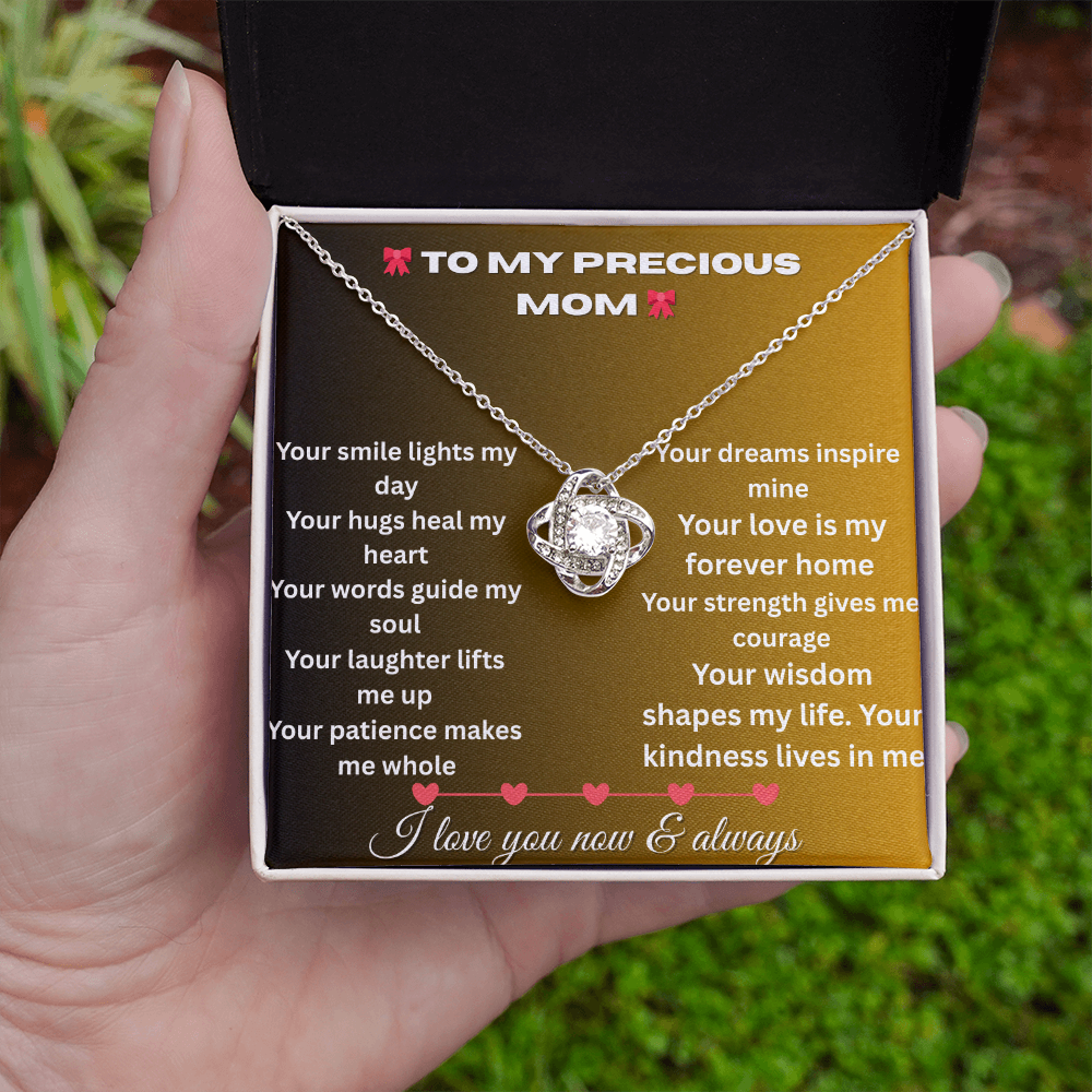 Patapata# ! Love Knot Necklace (Yellow & White Gold Variants )6