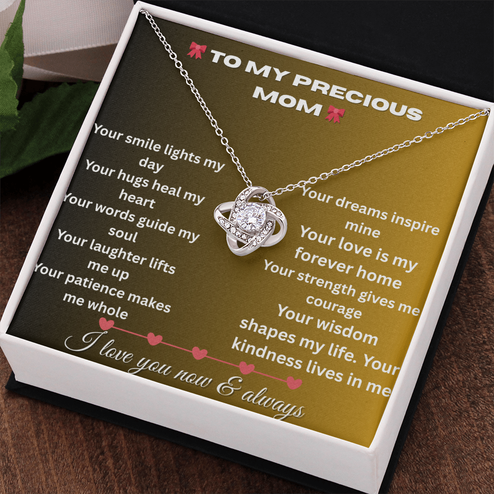 Patapata# ! Love Knot Necklace (Yellow & White Gold Variants )6