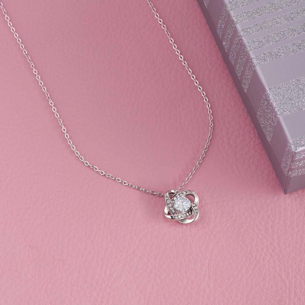 Patapata# ! Love Knot Necklace (Yellow & White Gold Variants )6