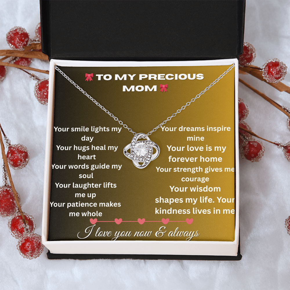 Patapata# ! Love Knot Necklace (Yellow & White Gold Variants )6