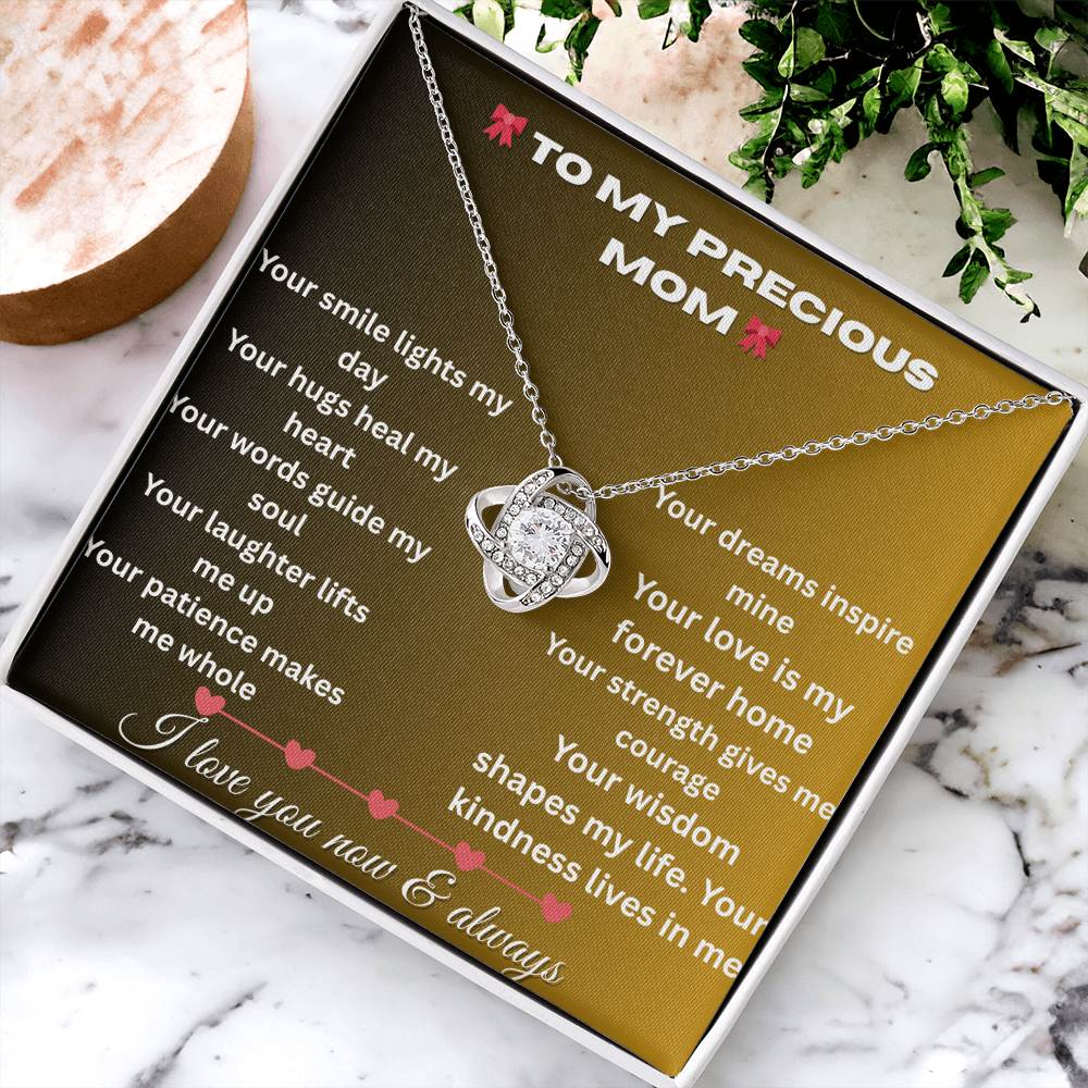 Patapata# ! Love Knot Necklace (Yellow & White Gold Variants )6