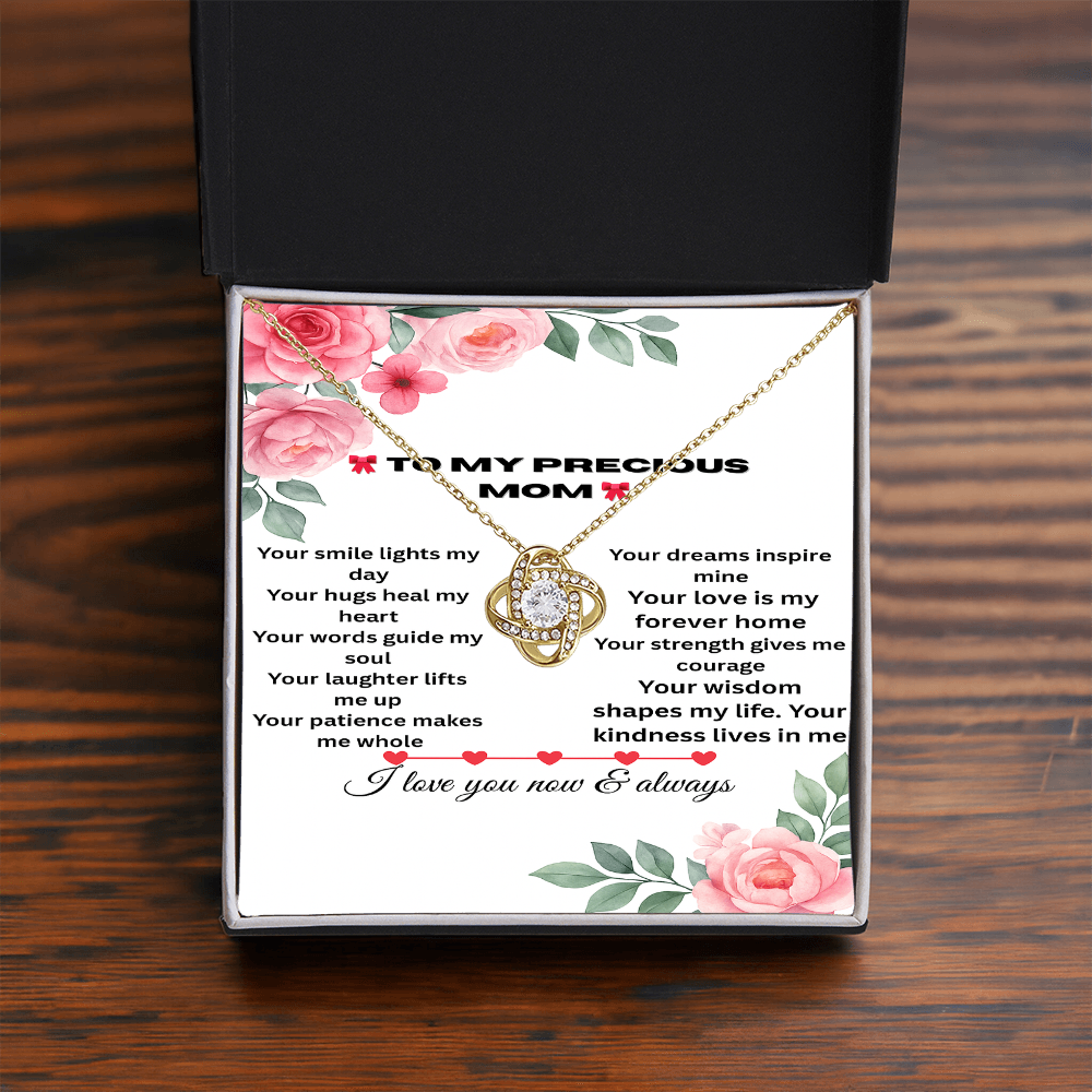 Patapata# ! Love Knot Necklace (Yellow & White Gold Variants )