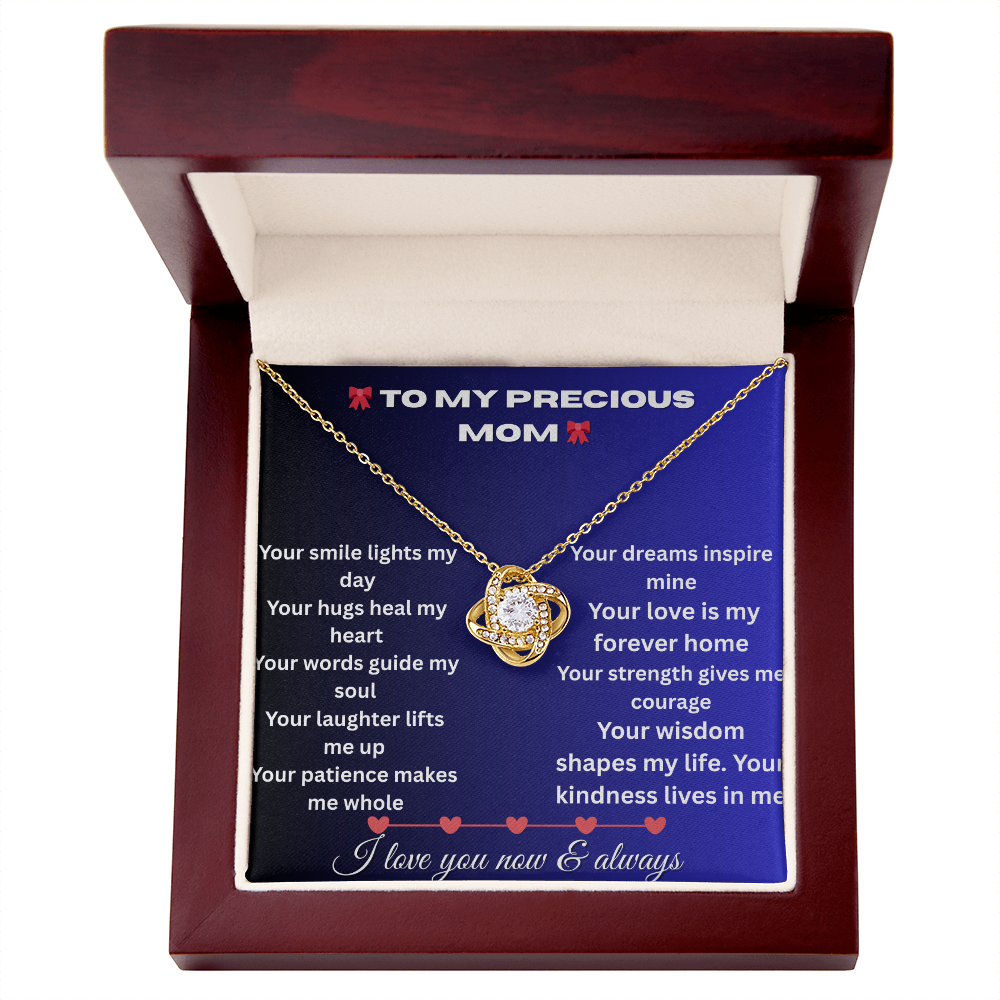 Patapata# ! Love Knot Necklace (Yellow & White Gold Variants )8