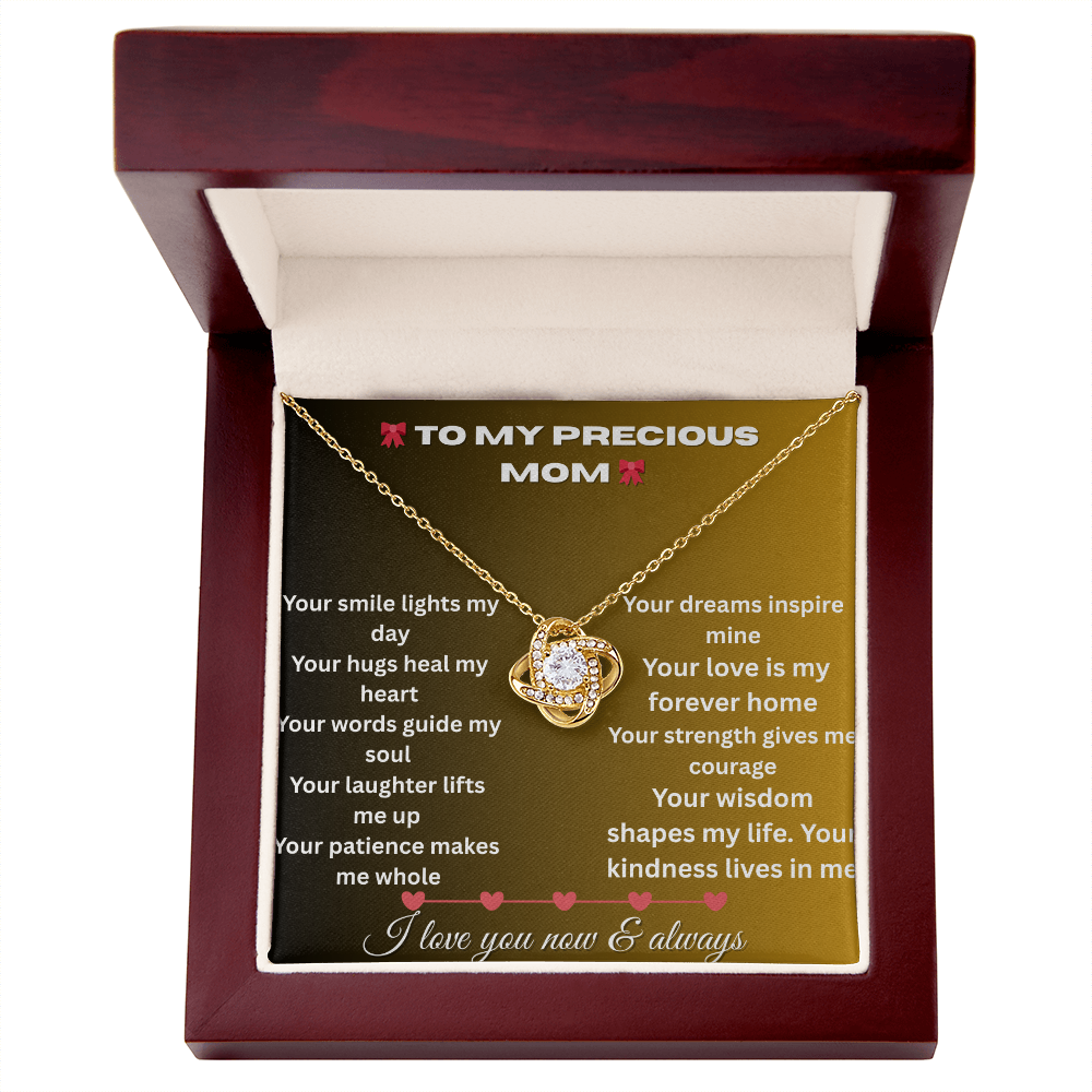 Patapata# ! Love Knot Necklace (Yellow & White Gold Variants )6