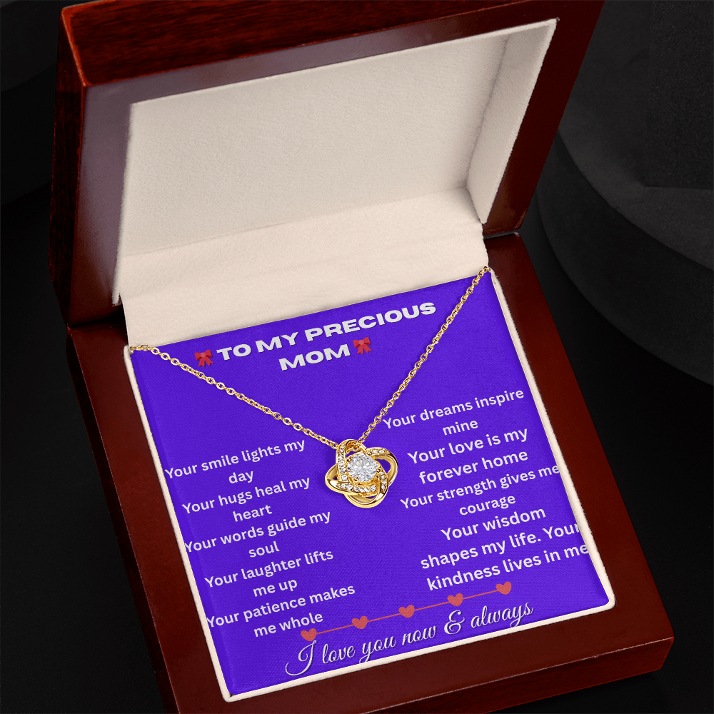Patapata# ! Love Knot Necklace (Yellow & White Gold Variants )7