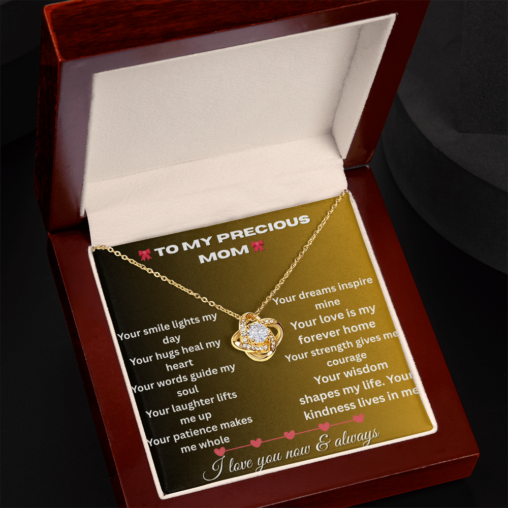 Patapata# ! Love Knot Necklace (Yellow & White Gold Variants )6
