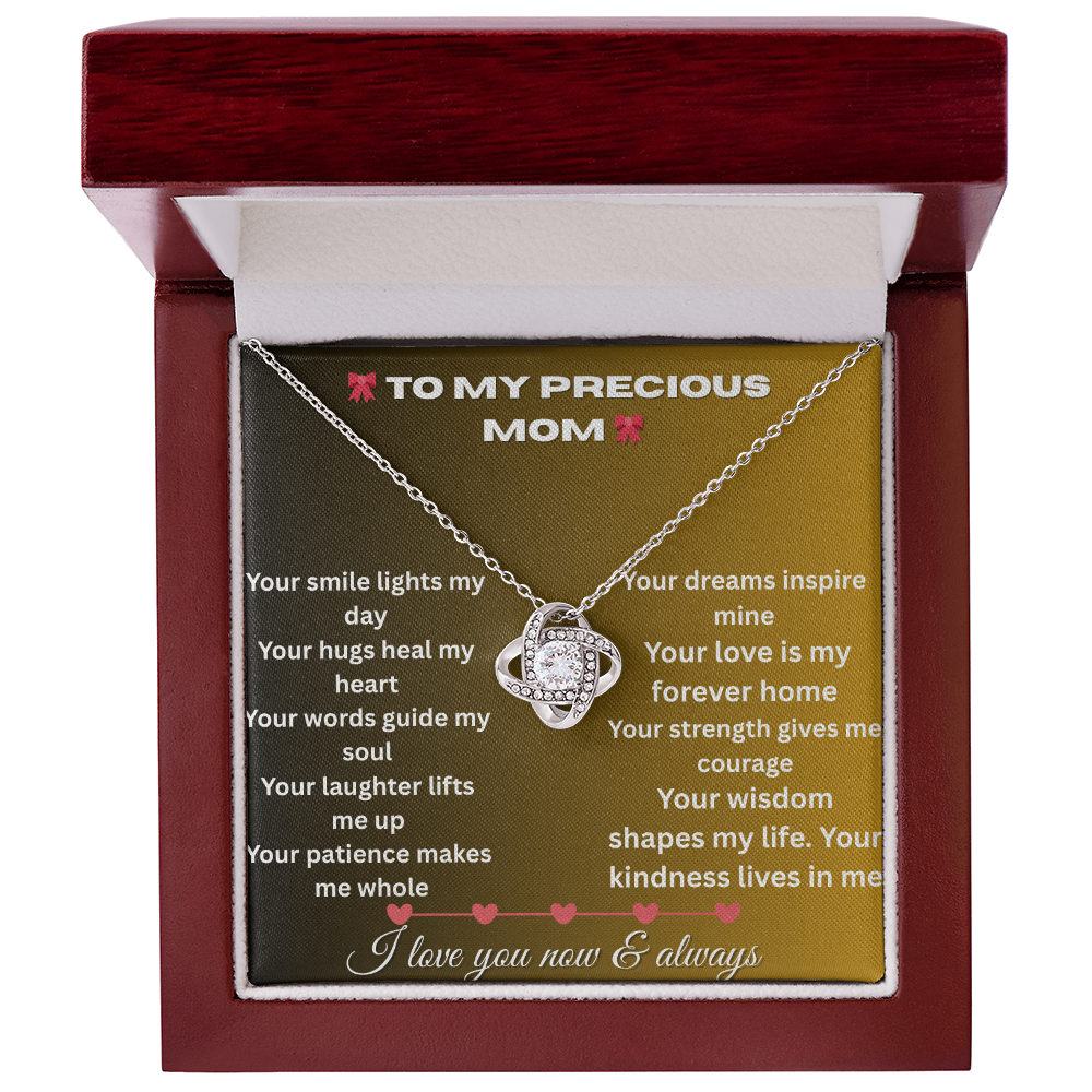 Patapata# ! Love Knot Necklace (Yellow & White Gold Variants )6