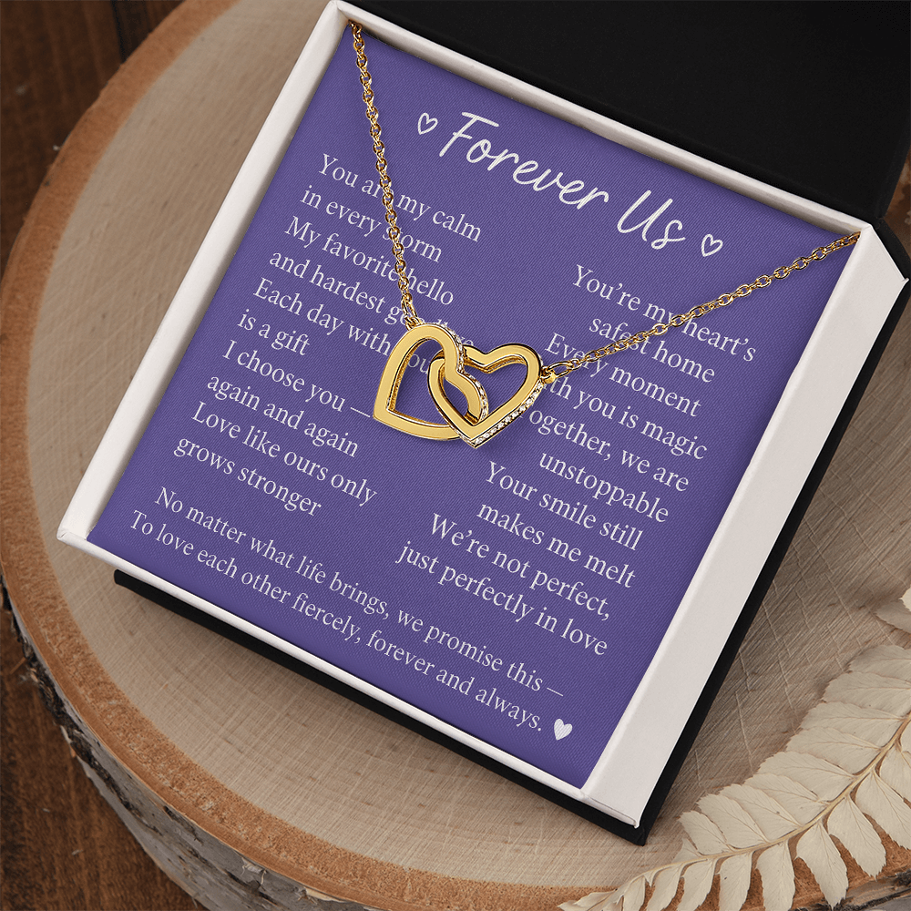 Patapata Interlocking Hearts Necklace (Yellow & White Gold Variants)1