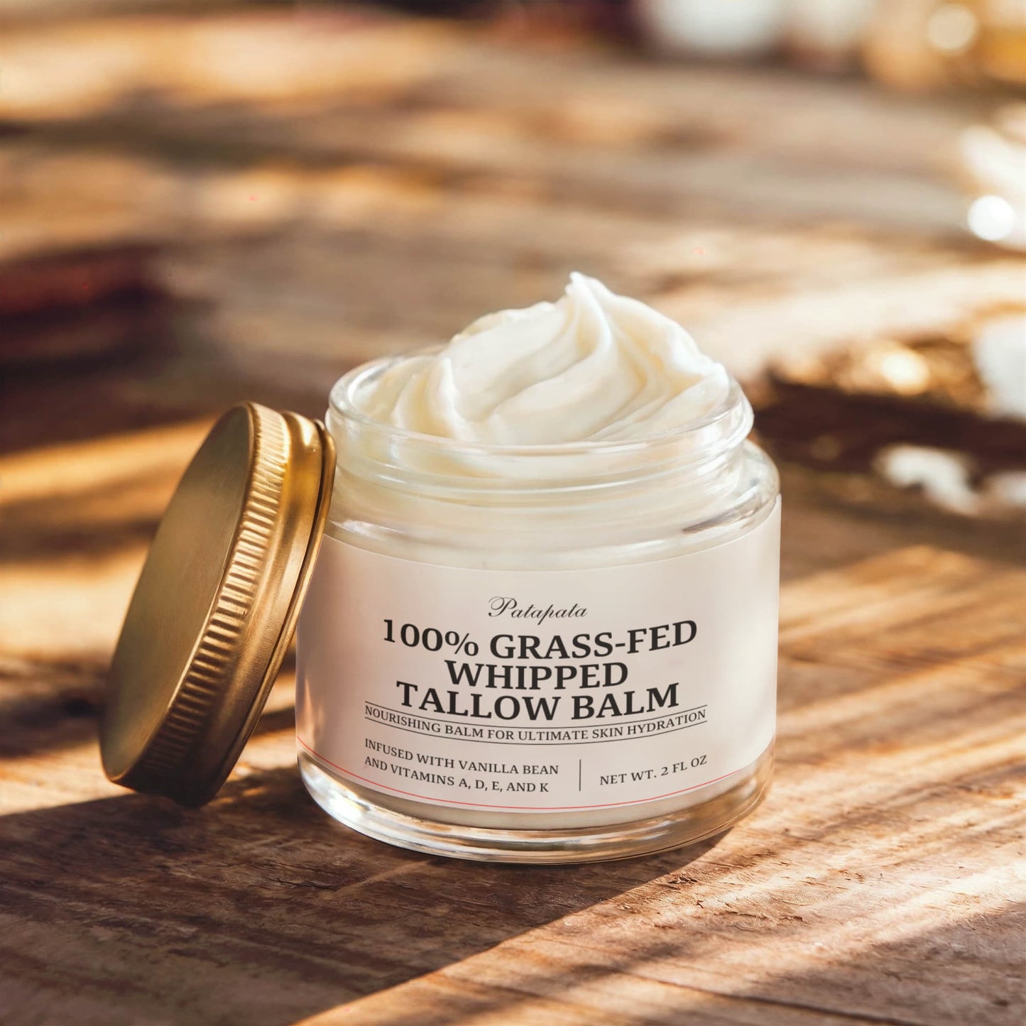 Patapata# ! Whipped Grass-Fed Tallow Balm with Vanilla Bean
