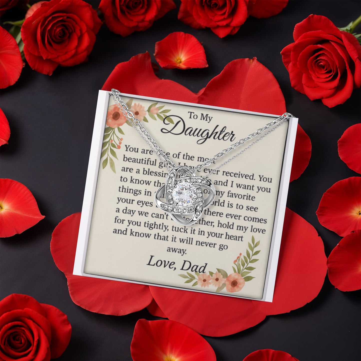 Patapata# ! Love Knot with Rotating Rose Gift Box 1