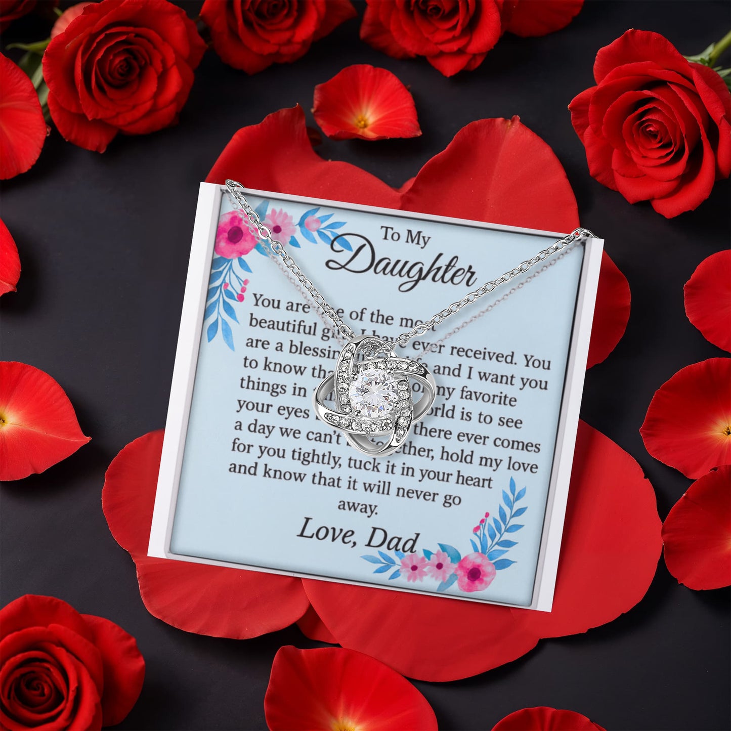 Patapata# ! Love Knot with Rotating Rose Gift Box 5