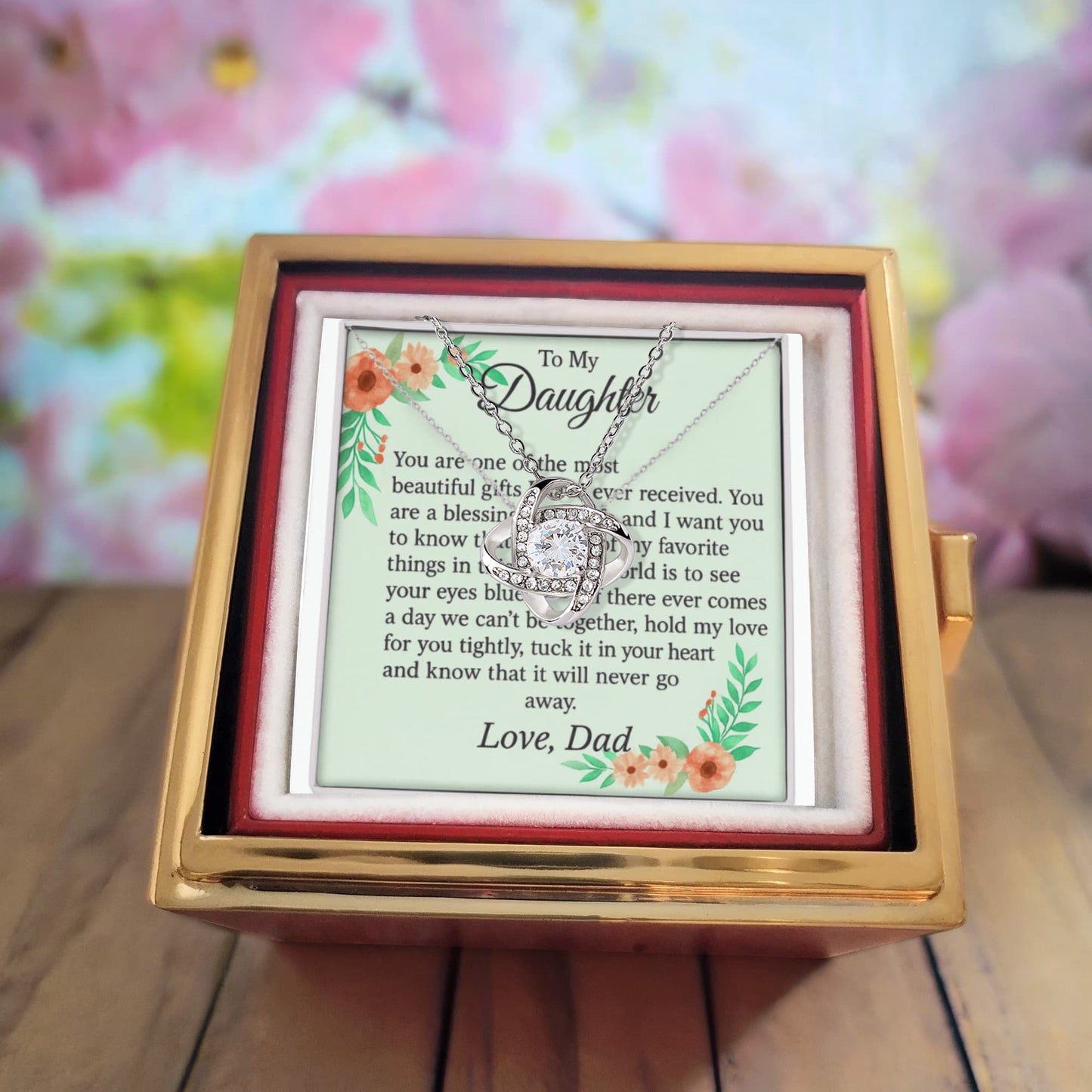 Patapata# ! Love Knot with Rotating Rose Gift Box 2