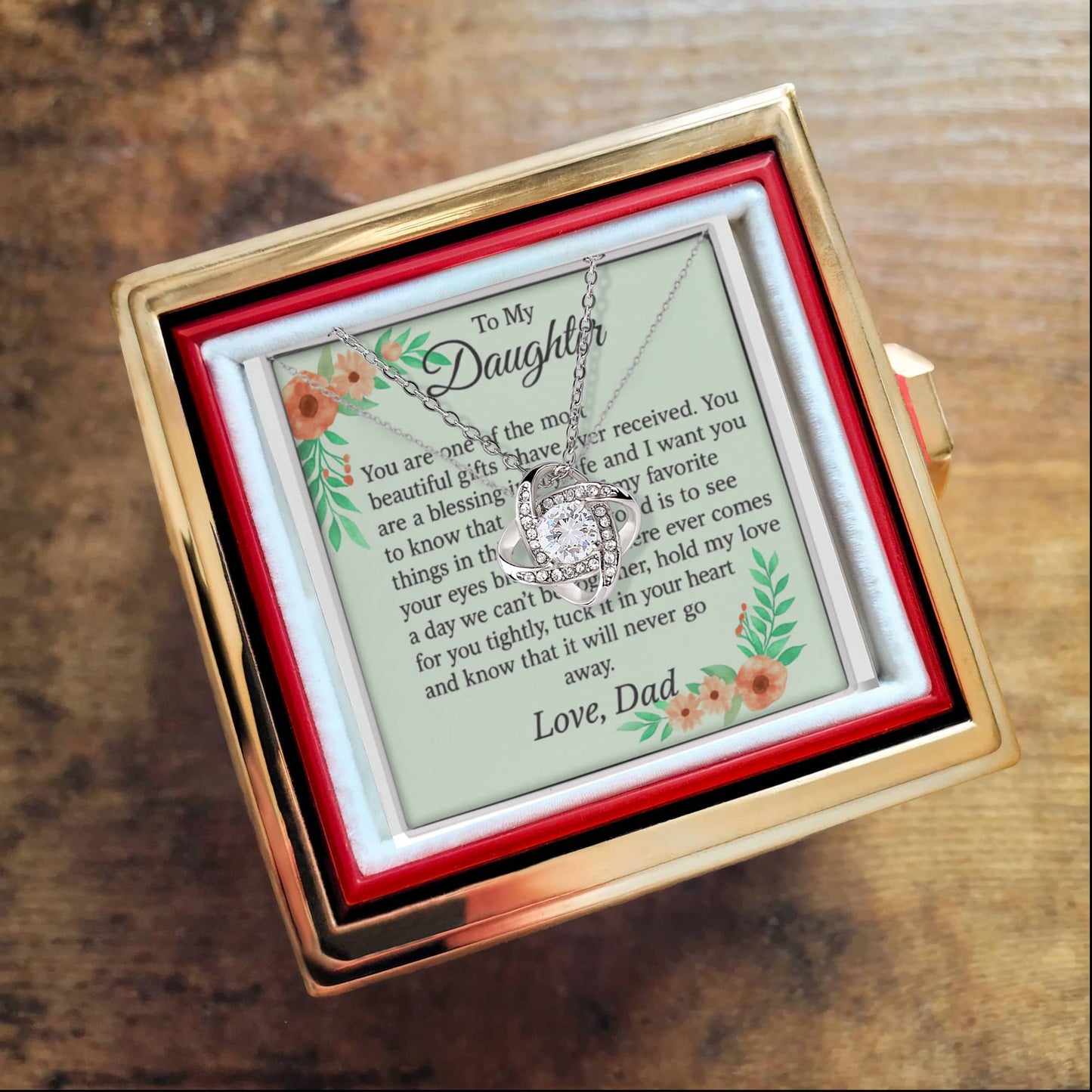 Patapata# ! Love Knot with Rotating Rose Gift Box 2