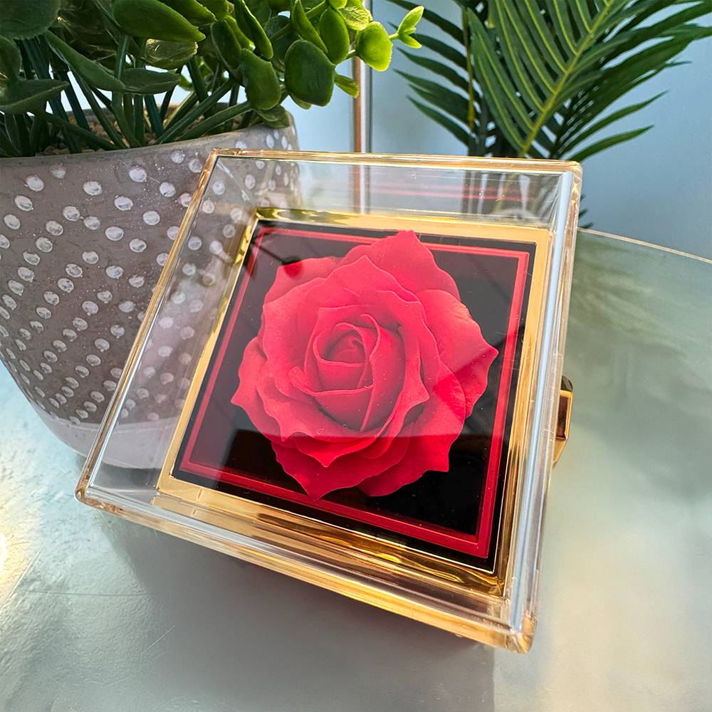 Patapata# ! Love Knot with Rotating Rose Gift Box 1