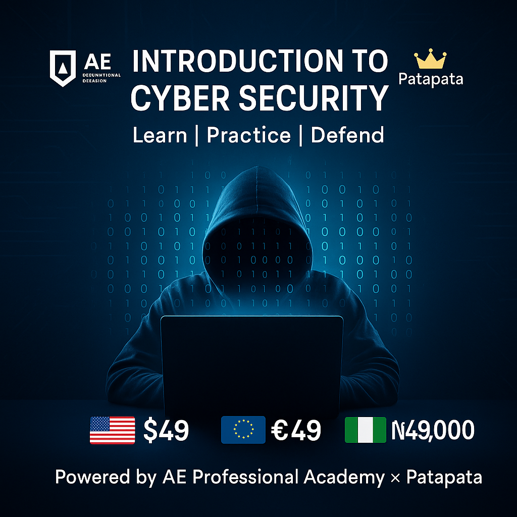 Introduction to Cyber Security – Learn Ethical Hacking & Defense | AE Professional Academy