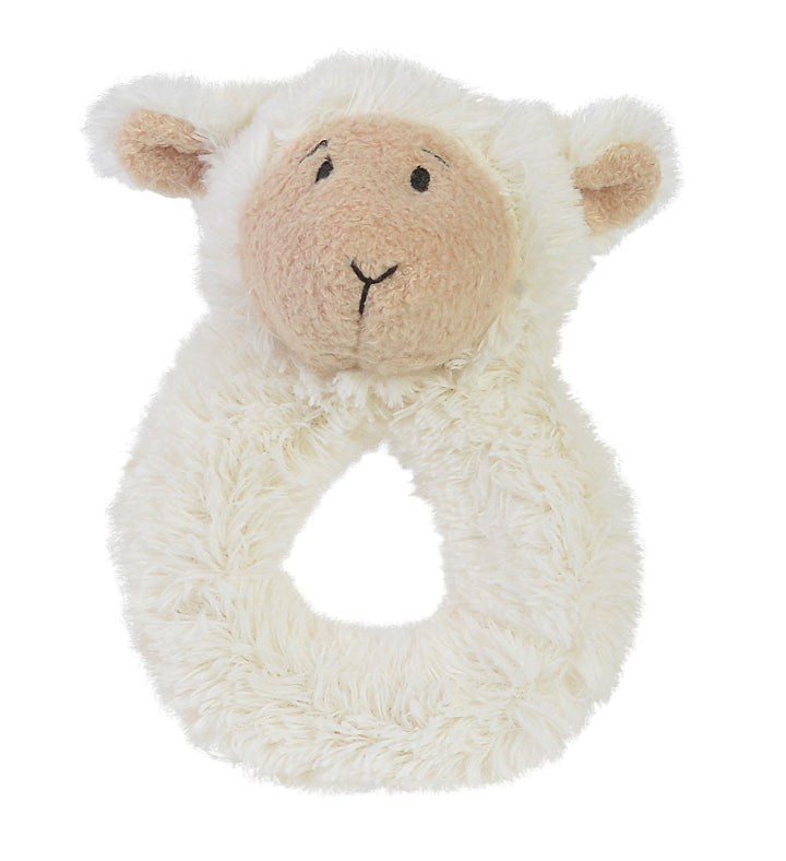 Patapata# Lammy Plush Rattle by Happy Horse