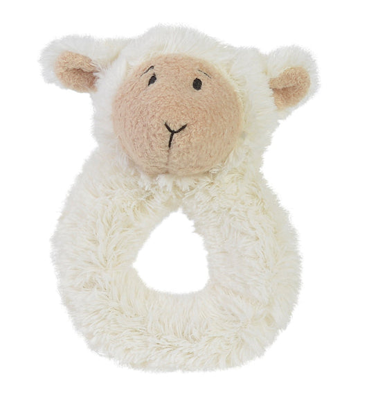 Patapata# Lammy Plush Rattle by Happy Horse