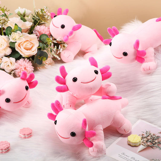 Patapata# Cute Axolotl Plush Toy – Ultra-Soft &amp; Adorable