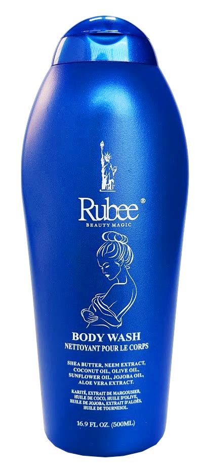 Patapata# Rubee All Natural Body Wash – Smooth, Shiny & Refreshed Skin (16.9 oz)