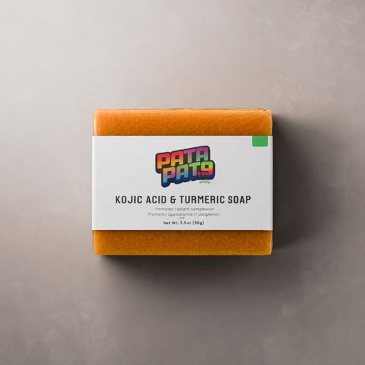 Patapata# Kojic Acid & Turmeric Soap – Brightening & Even Tone Support