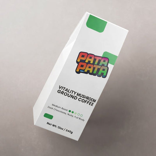 Patapata# Vitality Mushroom Coffee – Medium Roast Ground Coffee