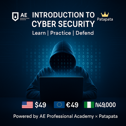 Introduction to Cyber Security – Learn Ethical Hacking & Defense | AE Professional Academy × Patapata