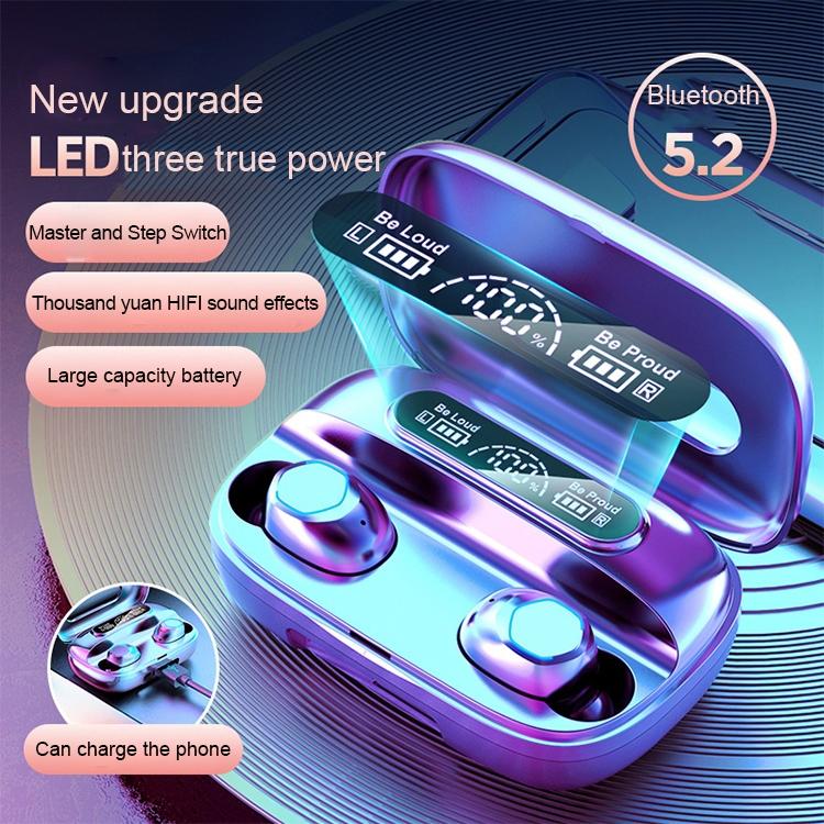 NNEIDS Black True Wireless Bluetooth Earbuds-1