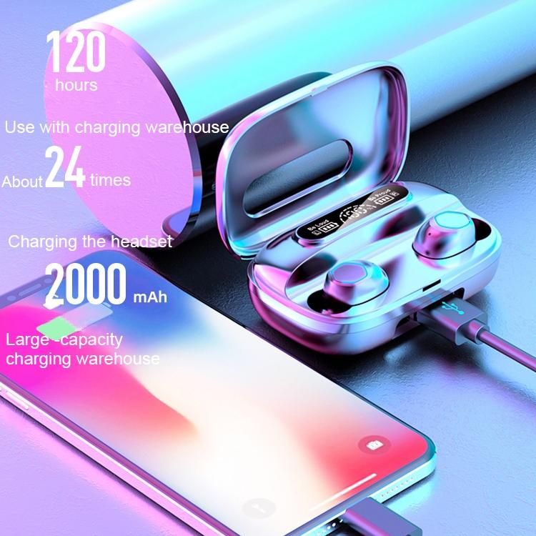 NNEIDS Black True Wireless Bluetooth Earbuds-2