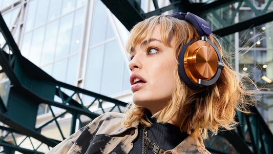 Patapata ! Dyson Noise-Cancelling Wireless Headphones – Premium Copper Gold Edition | Adaptive ANC, Bluetooth 5.3, 50-Hour Battery