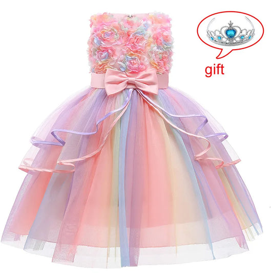 Patapata# Girls Princess Party Dress – Birthday & Evening Wear