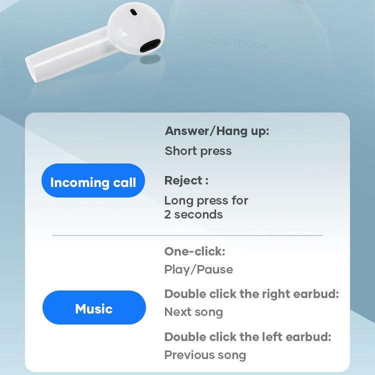 NNEIDS Wireless Earbuds With Charging Case - Eb200-3