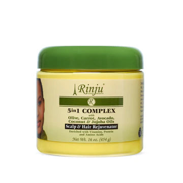 Patapata# Rinju 5-in-1 Complex Scalp & Hair Rejuvenator – 16 oz (Scalp Care • Hair Growth Support • Strength & Shine)