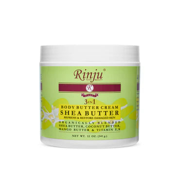 Patapata# Rinju 3-in-1 Shea Body Butter Cream – Deep Conditioning & Healing (12 oz)
