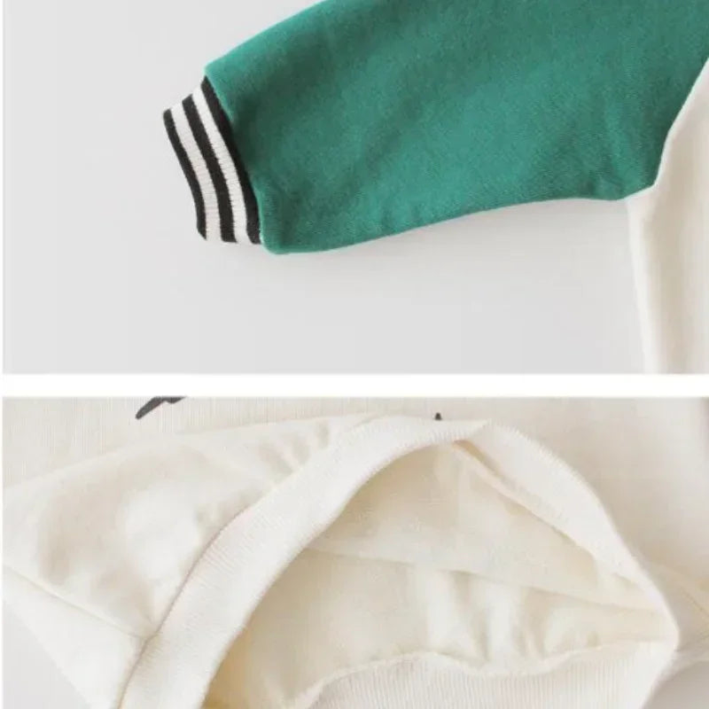 Patapata# Toddler Long Sleeve Cotton T-Shirt (Boys & Girls)