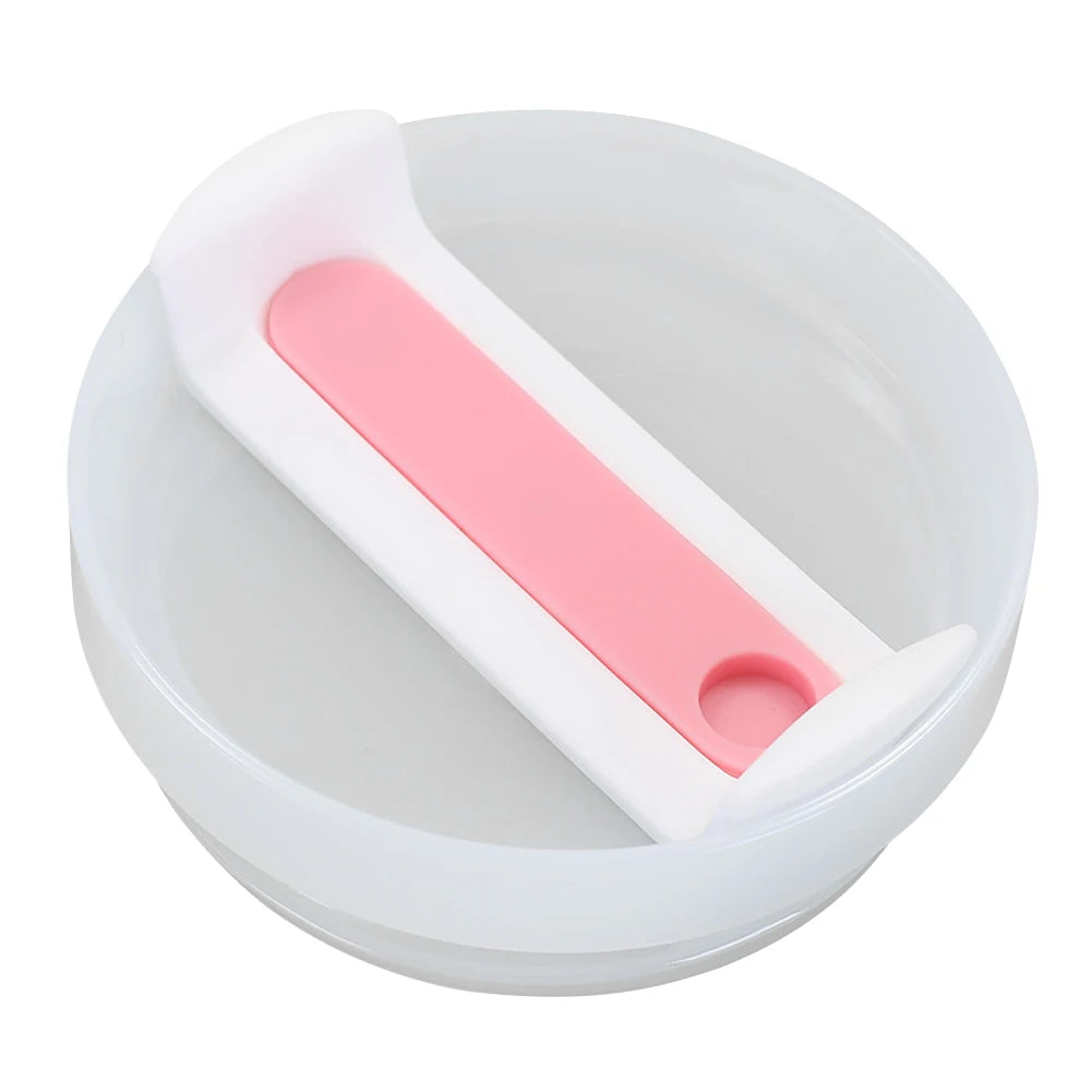 Patapata# ! Handle Straw Tumbler Flip Straw Lid for 40 oz With Handle Fit 40oz for stanelys Mugs Cup Rotate 360 Degrees Cup Cover Accessorie