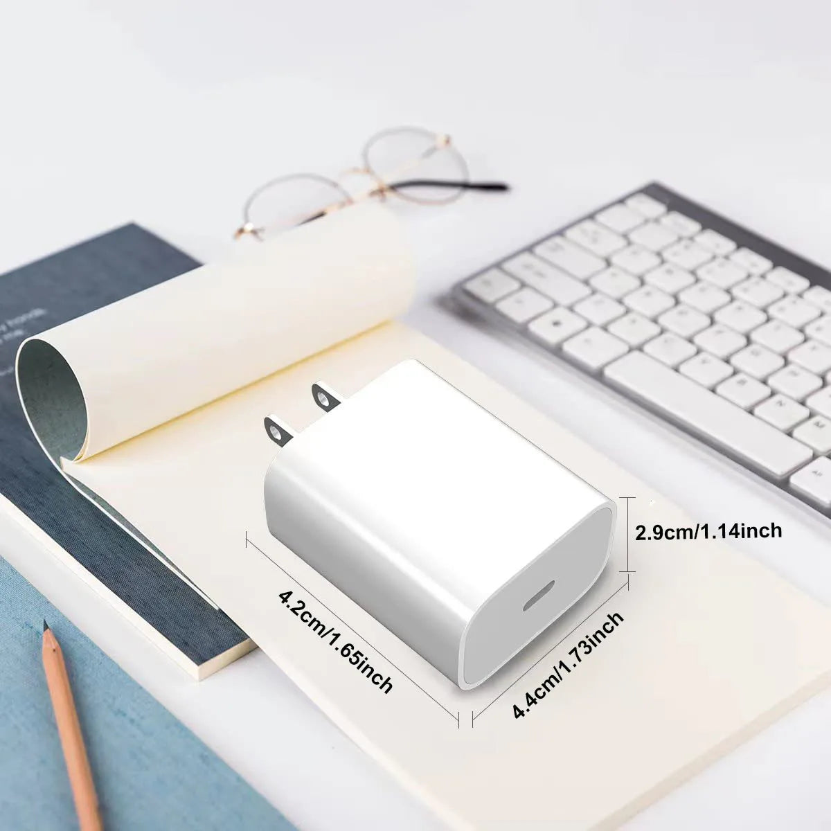 Patapata# ! PD 30W Fast Charging Type USB C  Charger with C to C Cable Set for iPhone 15 and Samsung Android Phone--3 Pack