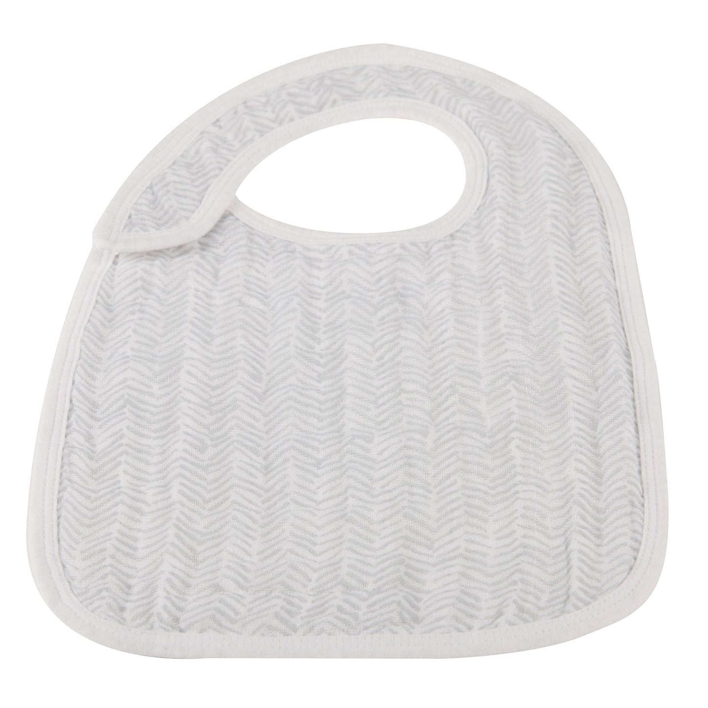 Patapata# n the Wild Elephant Cotton Muslin Snap Bibs 3PK